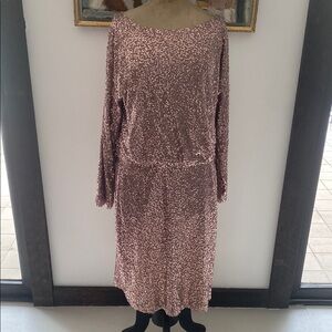 ST. JOHN | Elegant Pink Sequin Dress